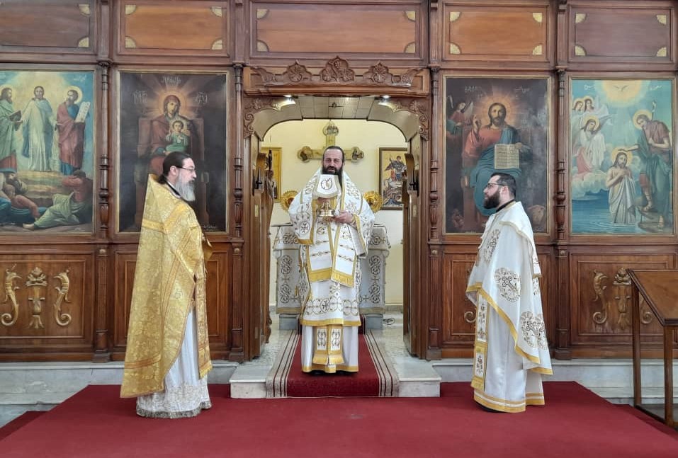 Представитель Русской Православной Церкви принял участие в Литургии в храме великомученика Георгия г. Блюдан (Сирия)