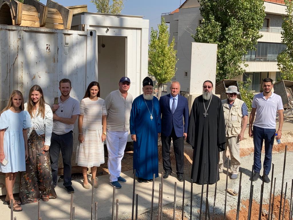 Представители Правительства российской столицы посетили стройплощадку храма в ливанском городе Захле