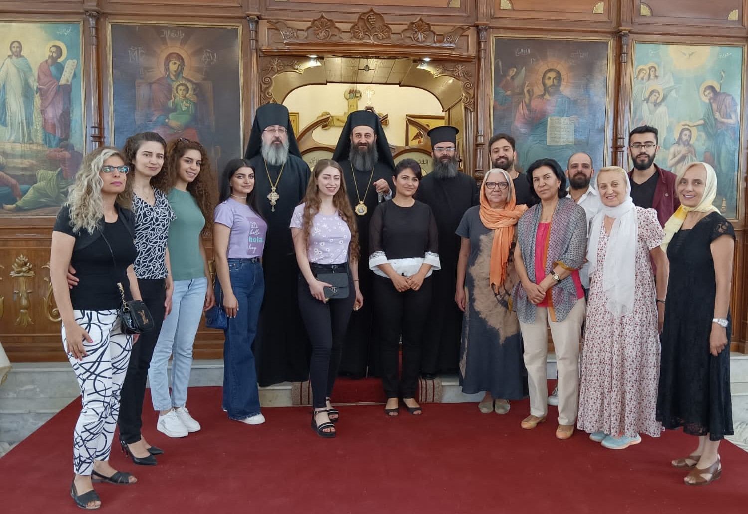 Представитель Русской Православной Церкви принял участие в Литургии в храме великомученика Георгия г. Блюдан (Сирия)