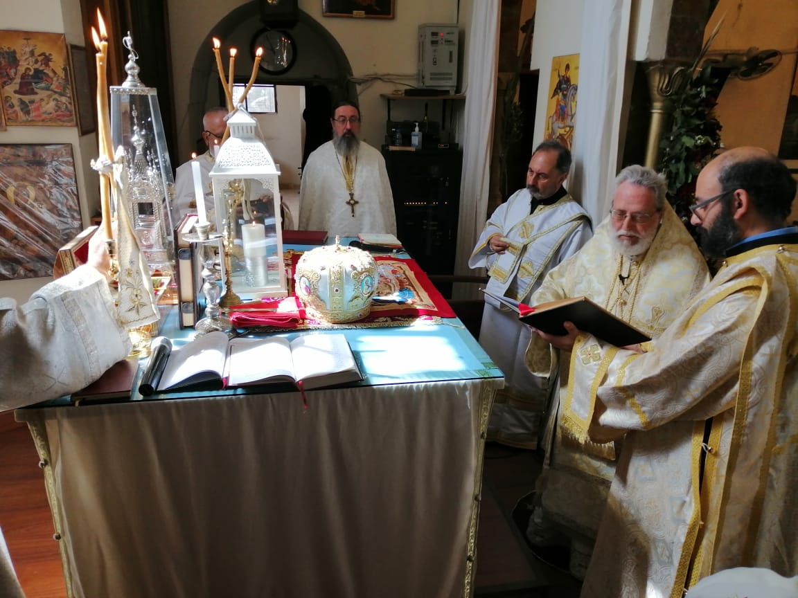 Настоятель бейрутского Подворья Русской Церкви принял участие в пасхальном богослужении в Маржааюне
