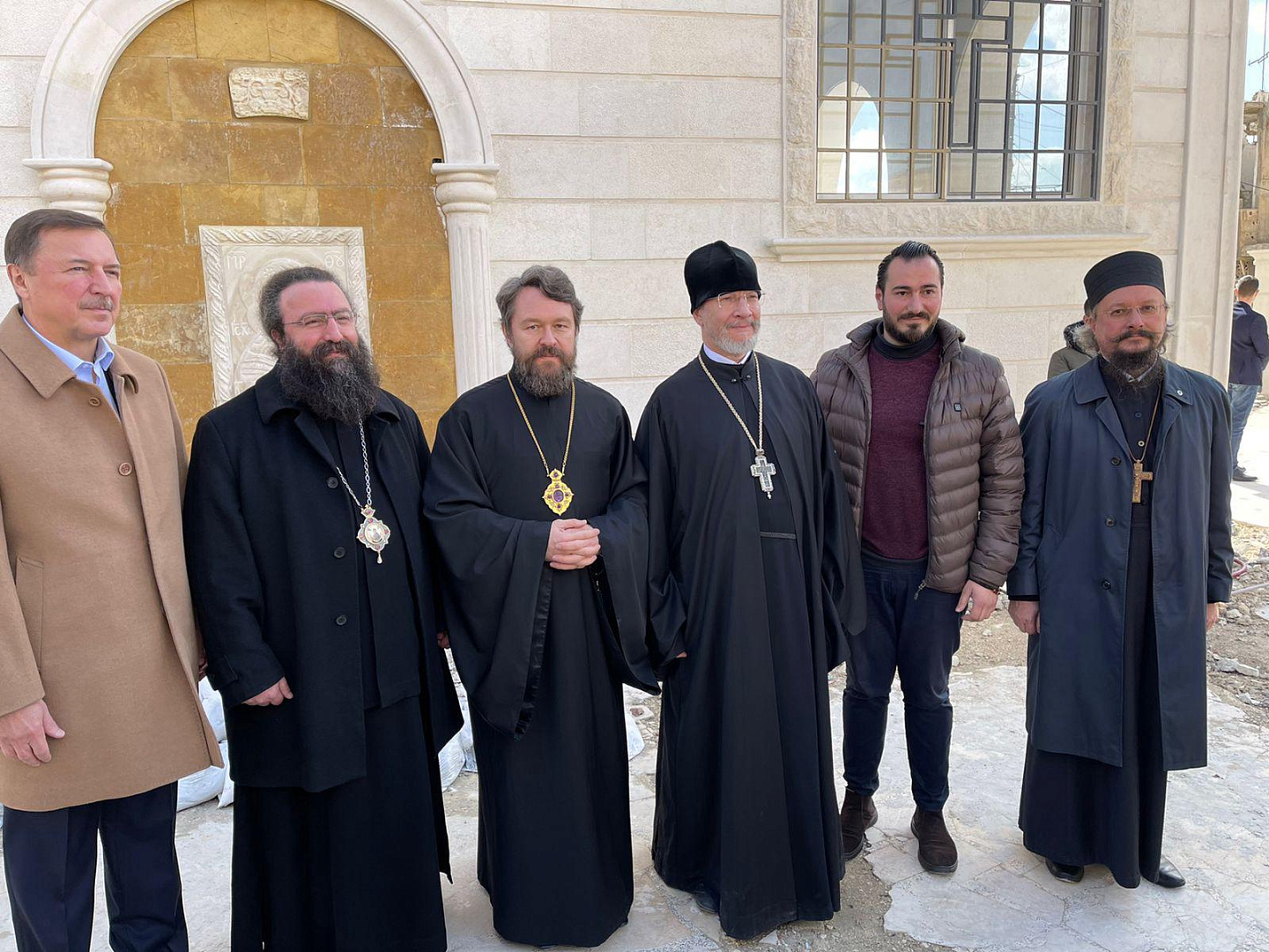 Митрополит Волоколамский Иларион посетил восстанавливаемые при российском участии храмы Антиохийской Церкви