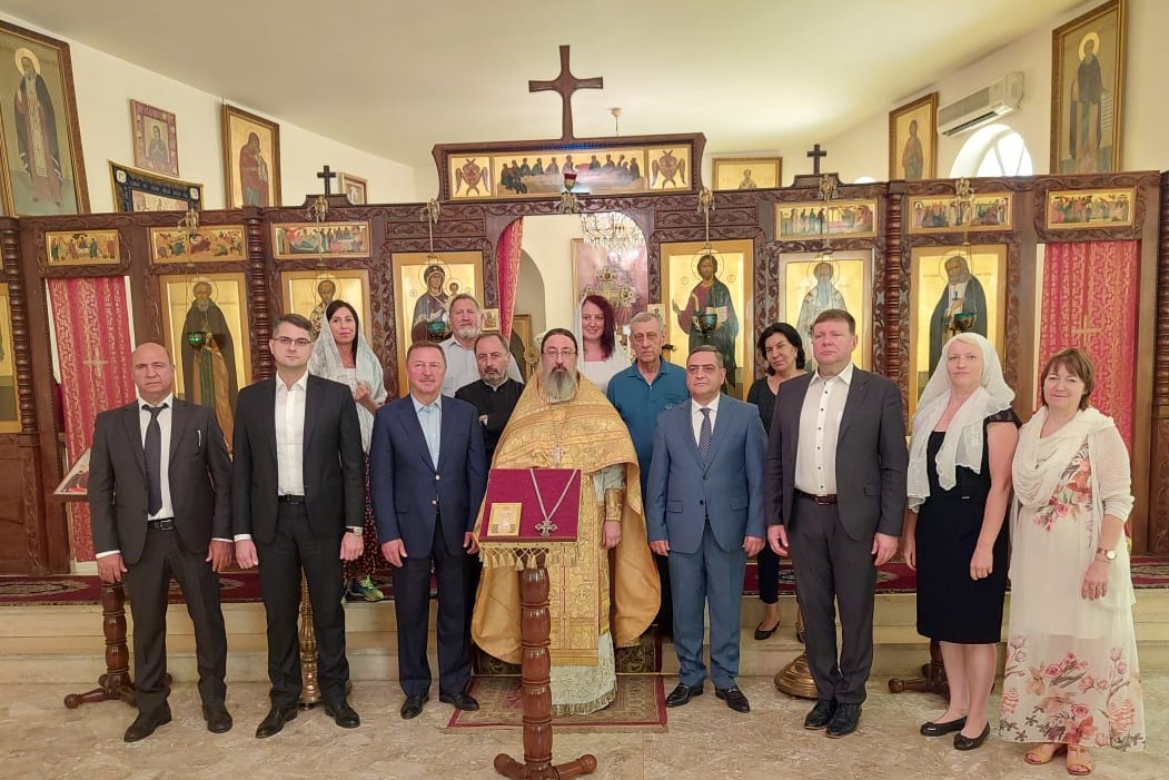 Богослужение на подворье Русской Православной Церкви в Дамаске посетили дипломаты