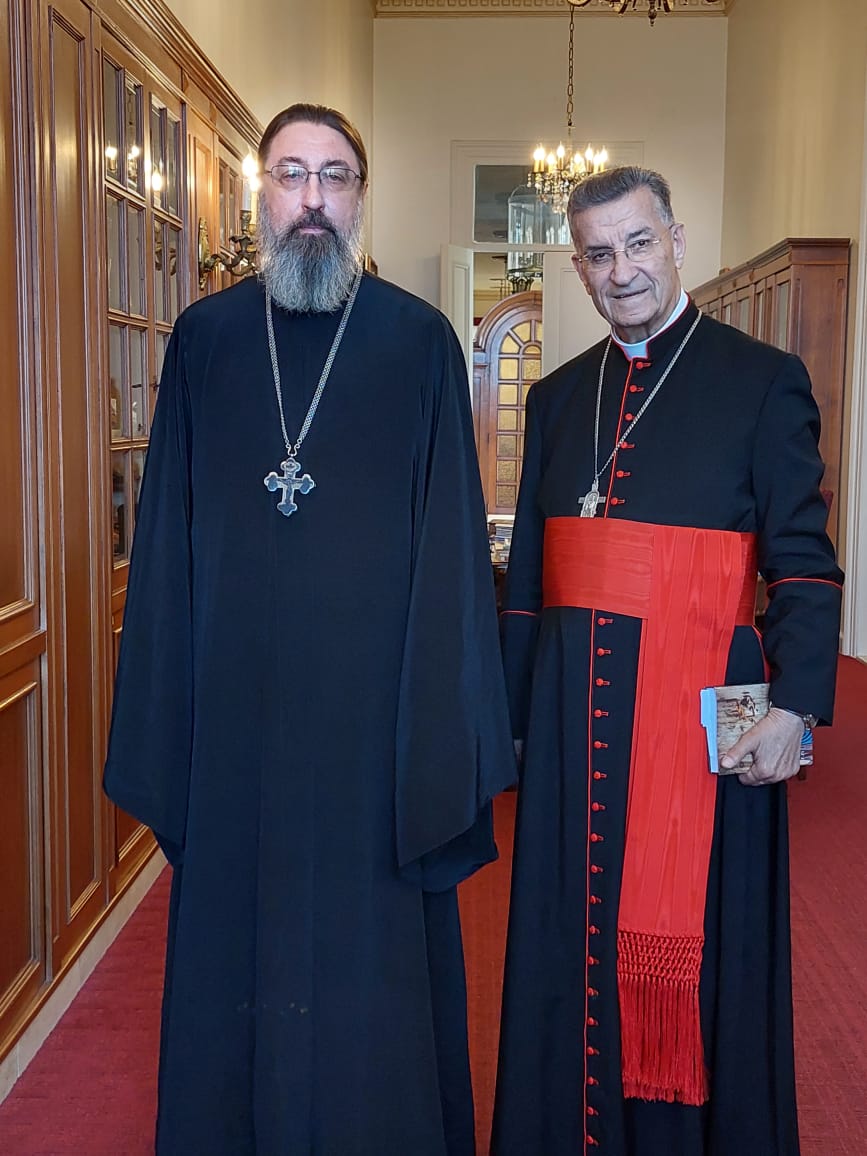 Состоялась встреча Маронитского Патриарха с настоятелем подворья Русской Православной Церкви в Ливане