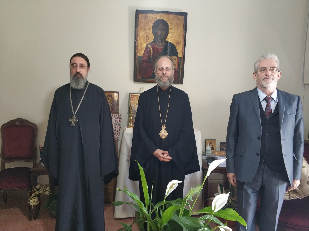 Митрополит Гор Ливанских Силуан (Антиохийская Православная Церковь) принял настоятеля Подворья в своей резиденции в Бруммане