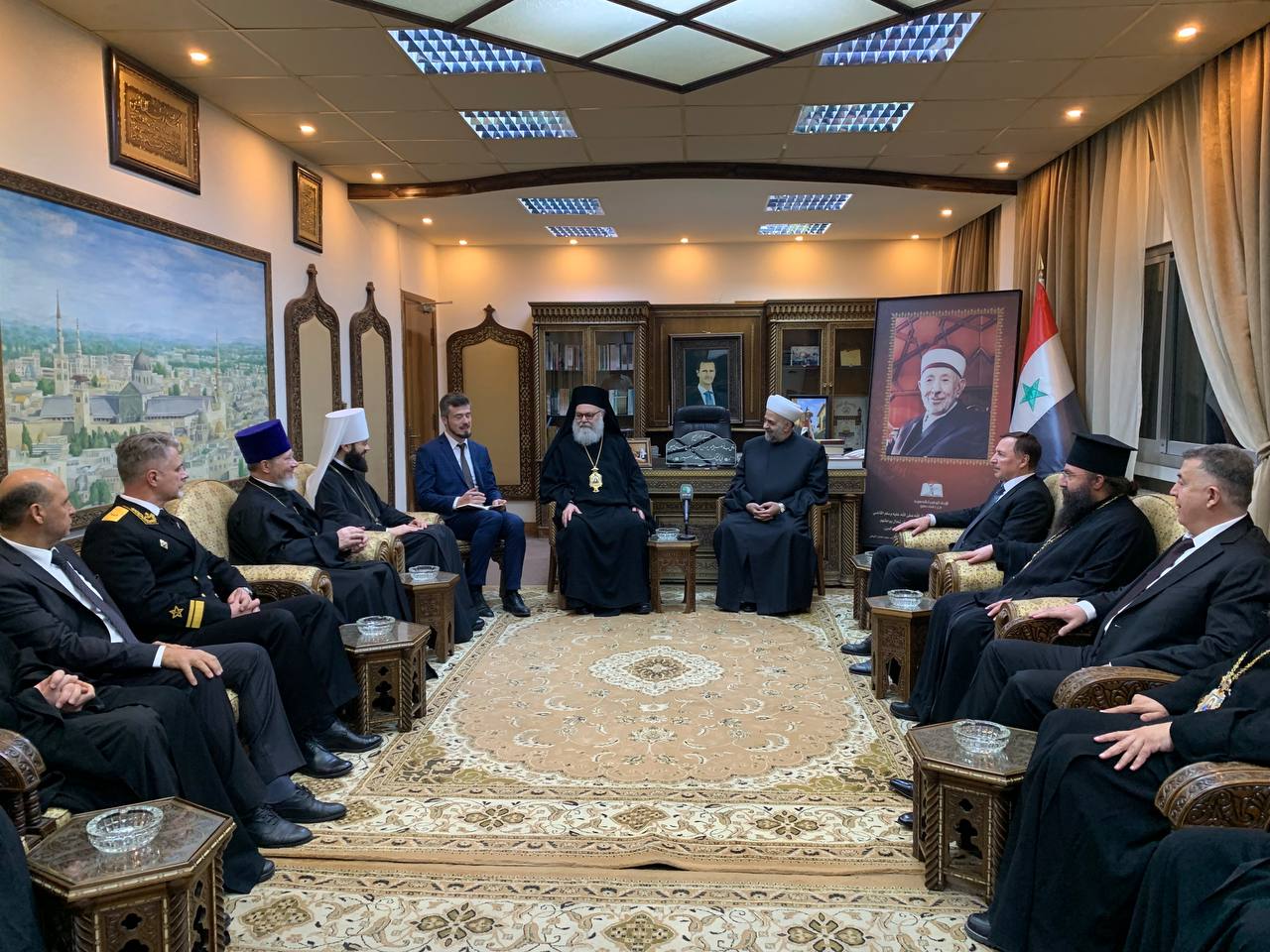 Председатель Отдела внешних церковных связей посетил Министерство по делам вакуфов Сирии