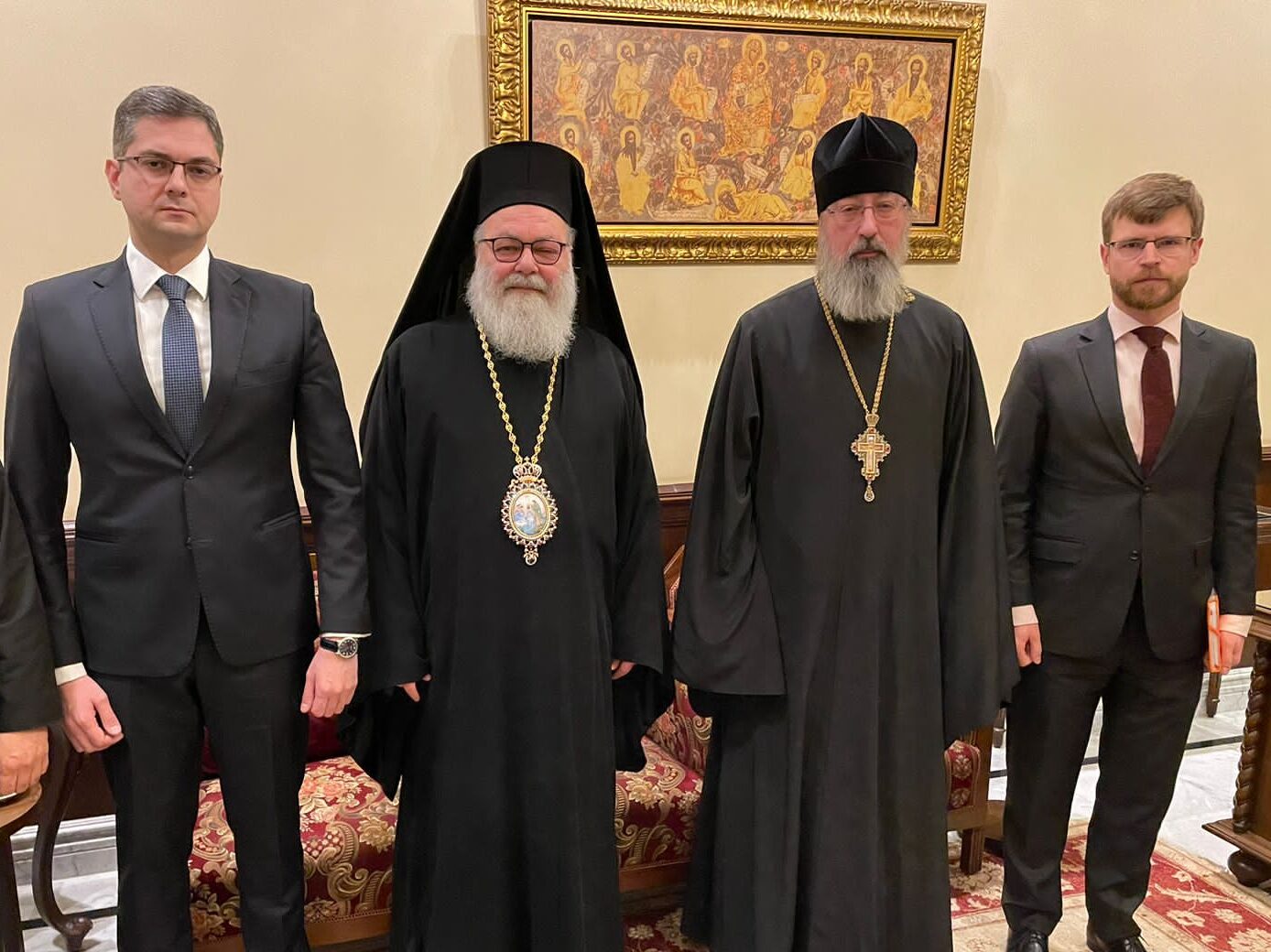 Блаженнейший Патриарх Иоанн принял представителя Русской Православной Церкви