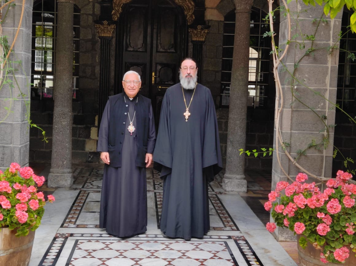 Мелькитской патриарх принял представителя Русской Православной Церкви