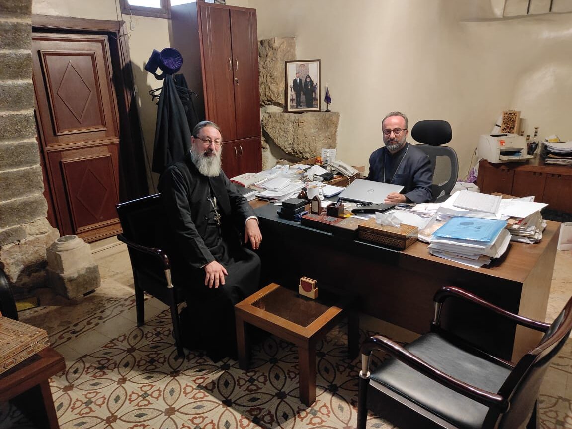 Состоялась встреча представителя Русской Православной Церкви в Дамаске с главой Армянской епархии Дамаска архиепископом Гармашем Налбандяном