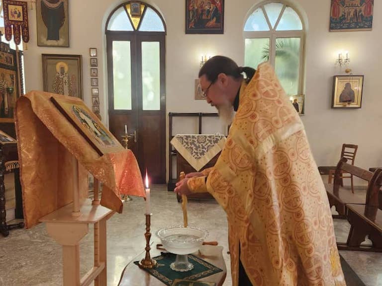 Водосвятный молебен