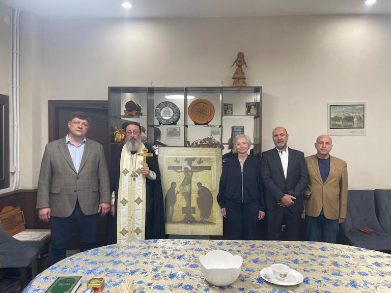 Представитель Русской Православной Церкви совершил Водосвятный молебен в Русском доме в Дамаске